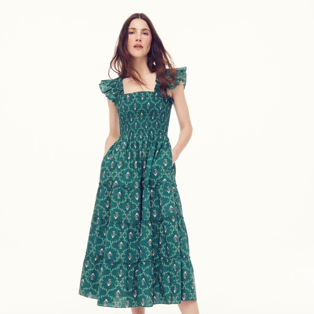 Hill House Emerald Trellis